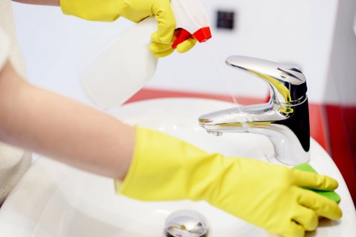 Sanitizing communal kitchen and high-touch shared surfaces